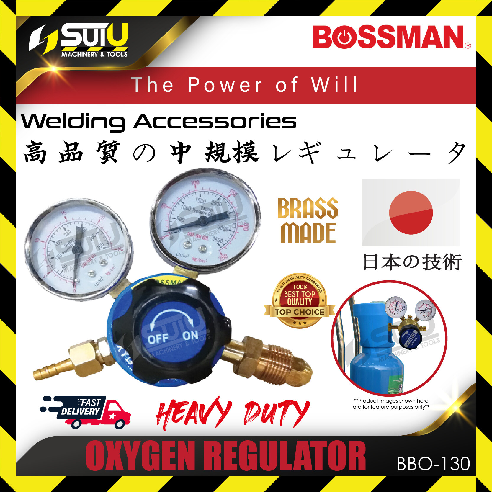 【100% ORIGINAL】BOSSMAN BBO-130 / BBO130 / BBO 130 Heavy Duty Brass Made ...