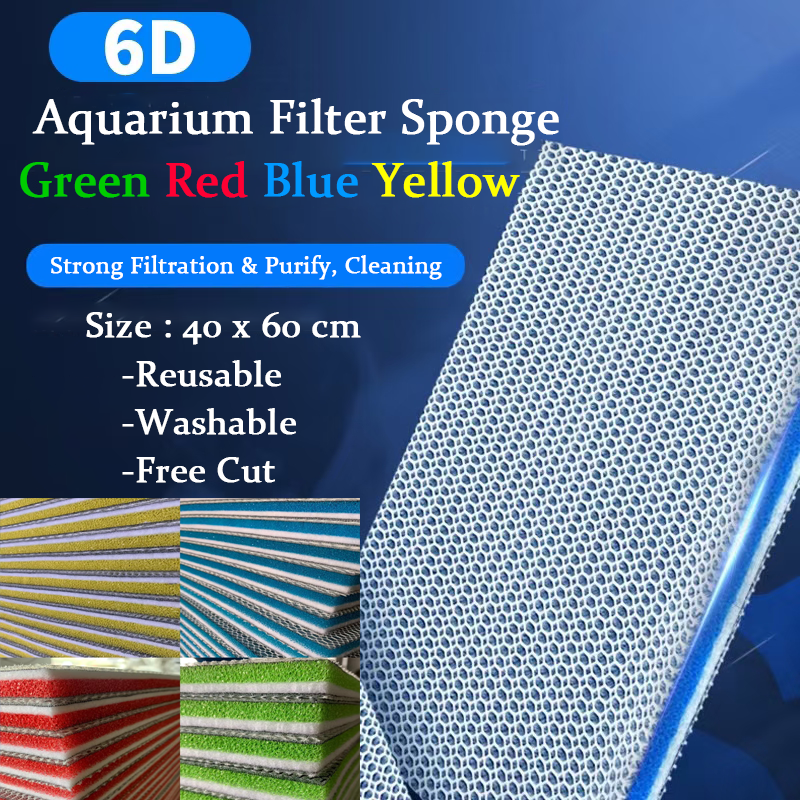 6d filter sponge