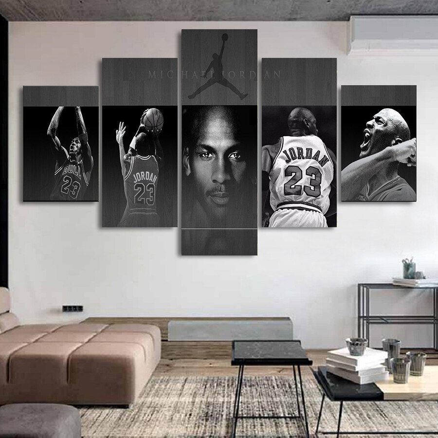 michael jordan canvas painting