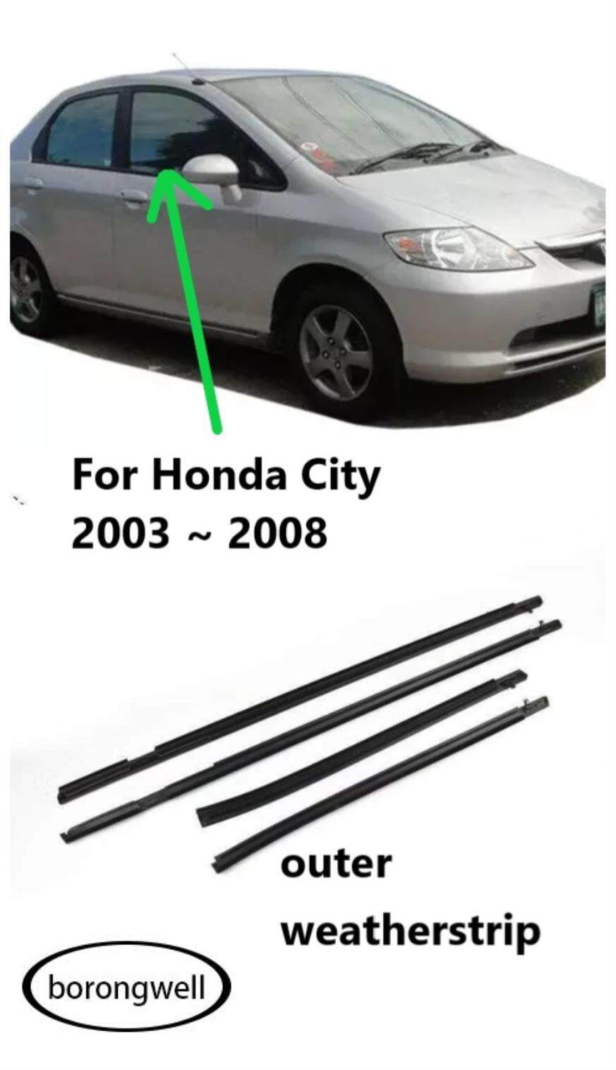 (borongwell )4pcs For Honda City 2003 2004 2005 2006 2007 2008