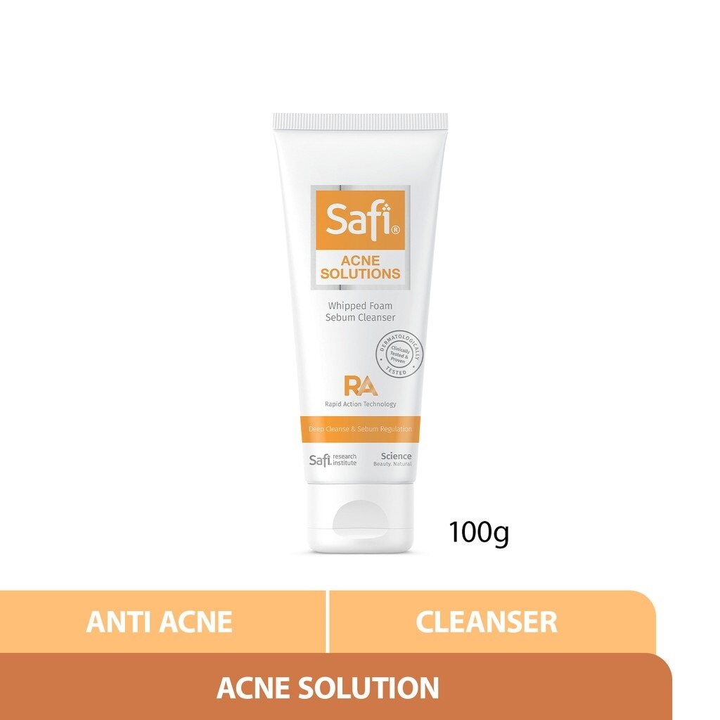 pencuci muka safi acne solution