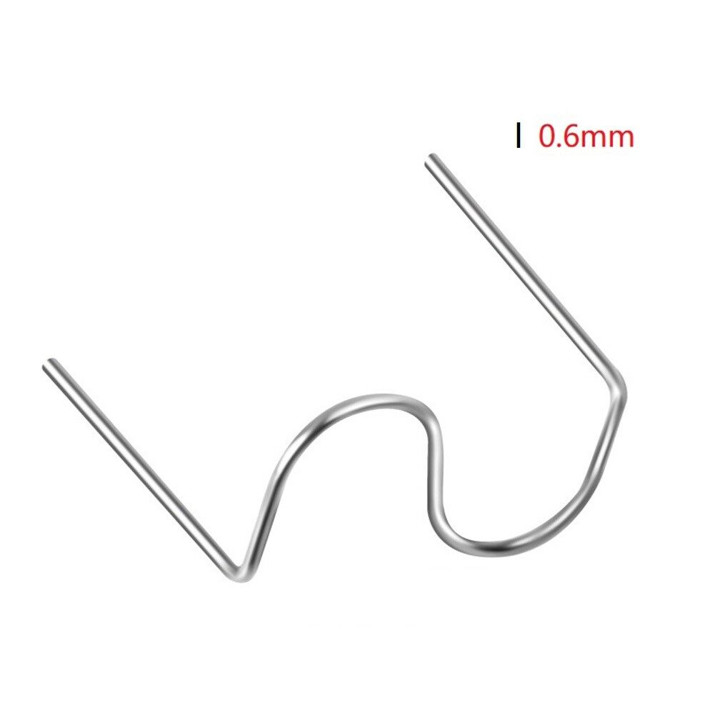 100pcs set high quality hot stapler staples 0.6/0.8mm a/b/c/d/e/f/g/h/i for car bumper plastic welder repair kit