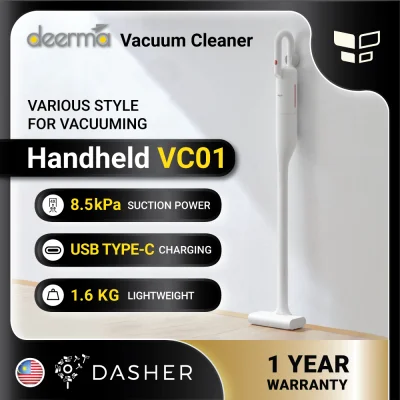 [NEW] Deerma VC01 Lightweight Handheld Vacuum Cleaner Wireless 8500Pa With Type C Wireless Charge Cordless