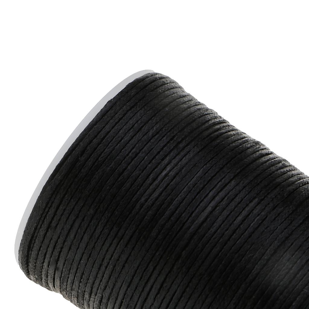Blesiya 1 Cuộn Chỉ Sáp May Vá Chắc Chắn Polyester Dài 60M Phụ Kiện Thủ Công Bằng Da Đường Kính 1Mm