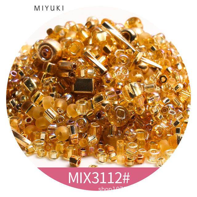 550pcs Japan Miyuki Seed Beads Mixed Delica Round Glass Beads Twist Bugle Tube Toho Spacer Beads for DIY Garments Accessories