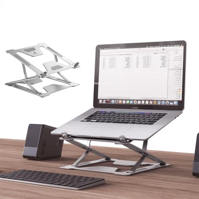Desktop Laptop Holder For MacBook Air Pro 11 17 Inch Notebook Foldable Aluminium Alloy Laptop Stand Bracket For Notebook Support