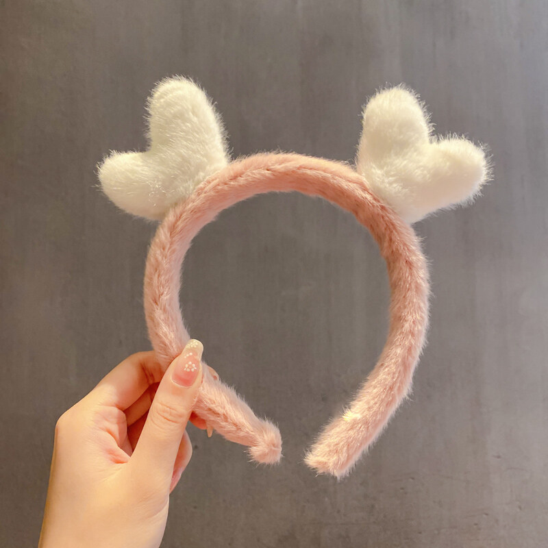 Fashion Girls Women Headband Korean ins Style Sweet Cute Plush Headband Indoors Wash Face Student Maiden Headwear Hair Accessories