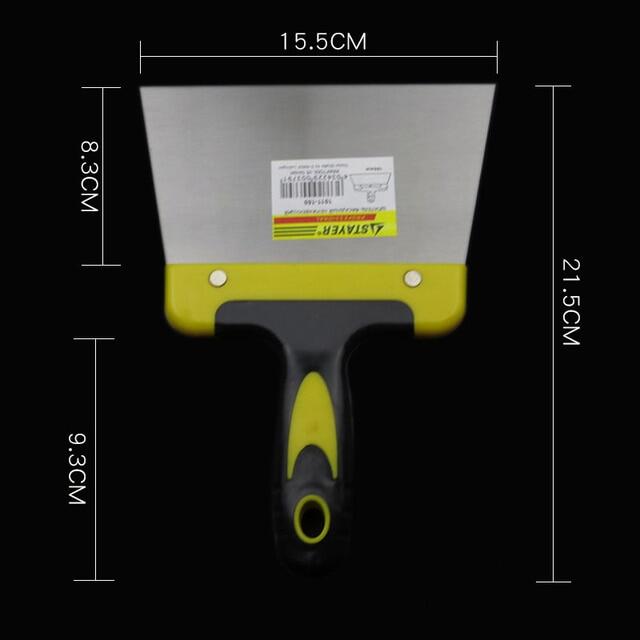 Putty Knife Hle Stainless Steel Paint Scraper Taping Knife For Repai Drywall Removing Wallpaper, Plaster, Cement