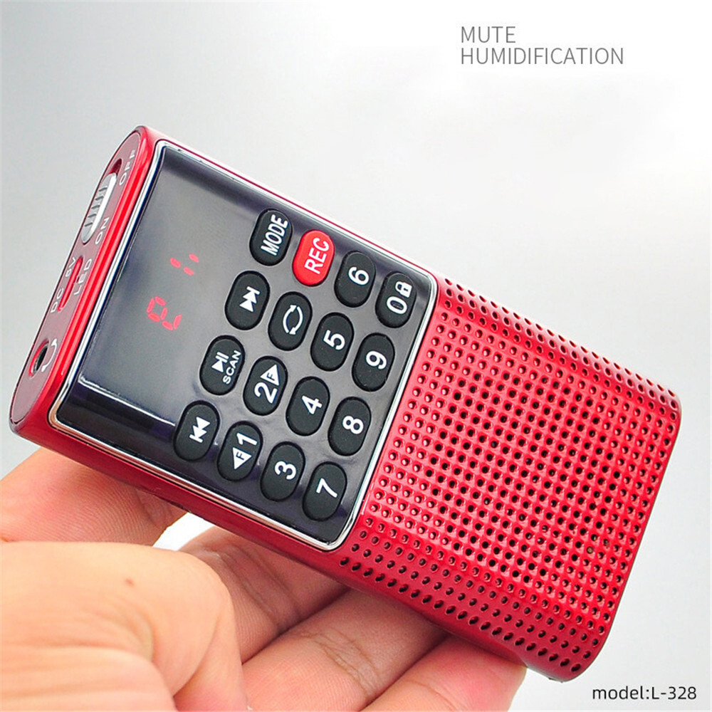 Mini Speaker Digital Voice Recorder USB Rechargeable MP3 Player TF Multifunctional Speaker