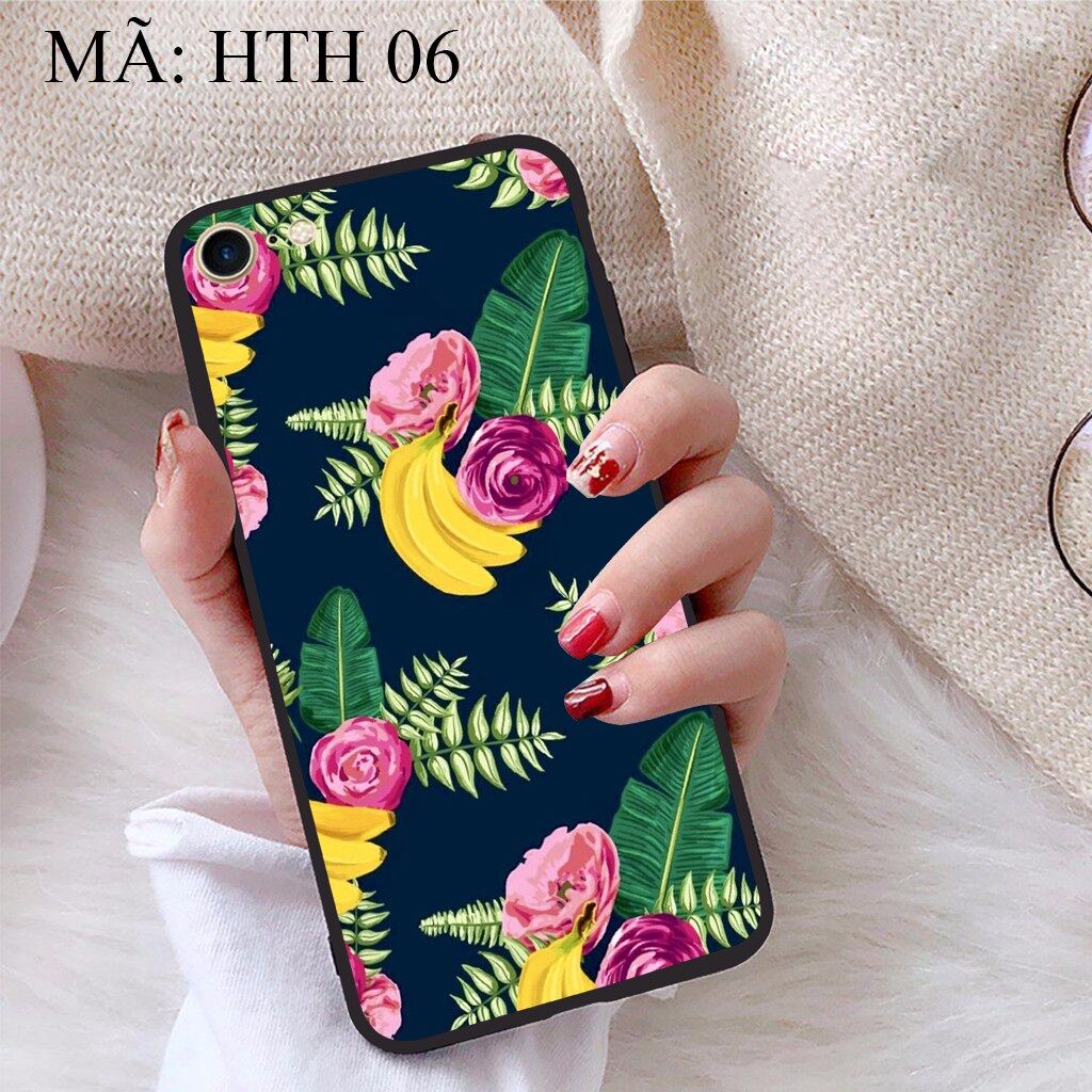 Ốp lưng iPhone 7 viền dẻo TPU BST Hoạ Tiết Hoa