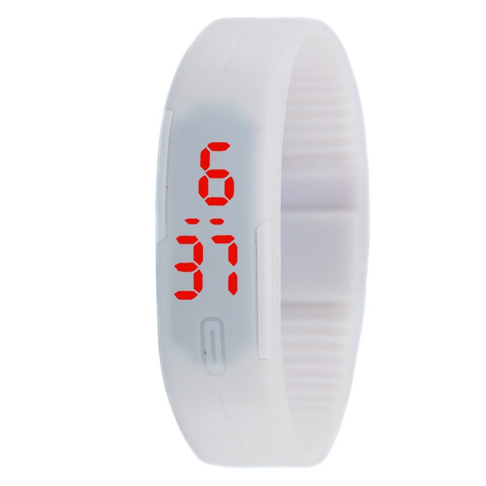 BODHI Sports Thin Strap LED Time Date Display Children Kids Digital Wrist Watch Gift