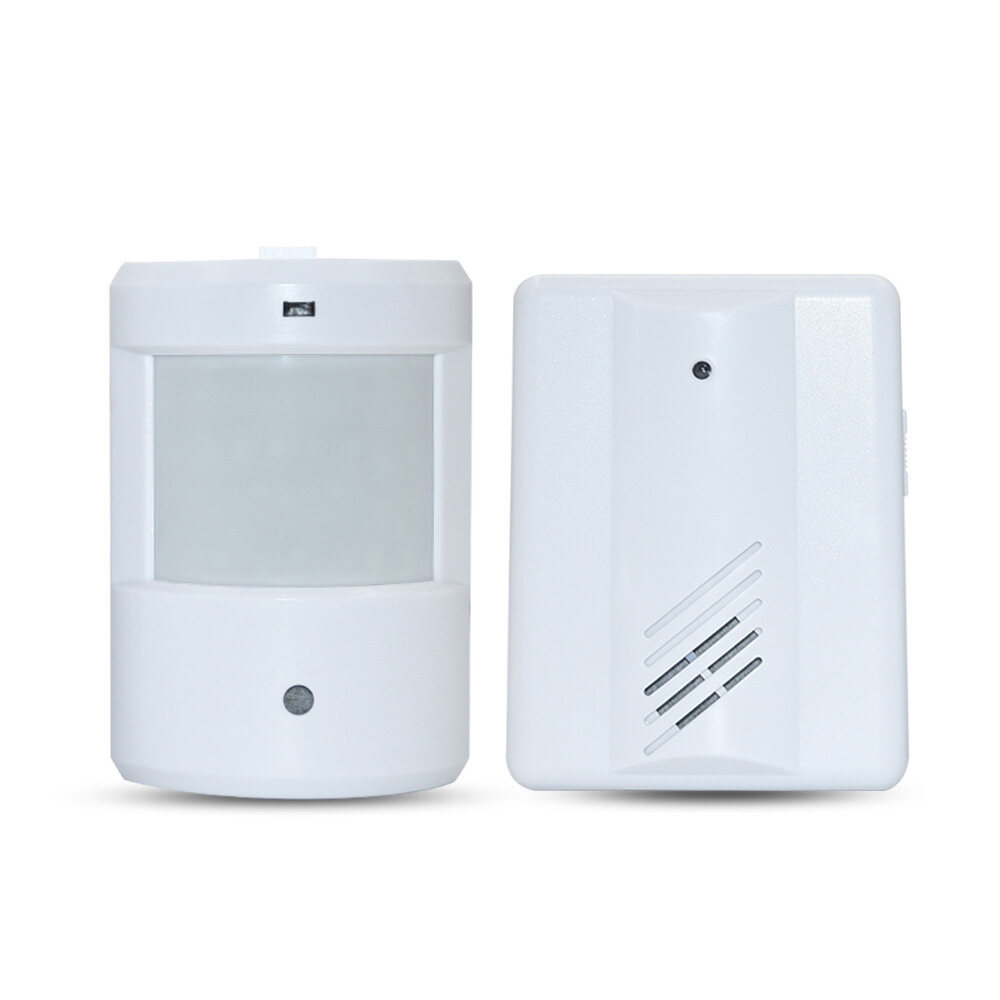 CVFFF PIR Motion Sensor Doorbell Antitheft Alarm for Driveway Patrol