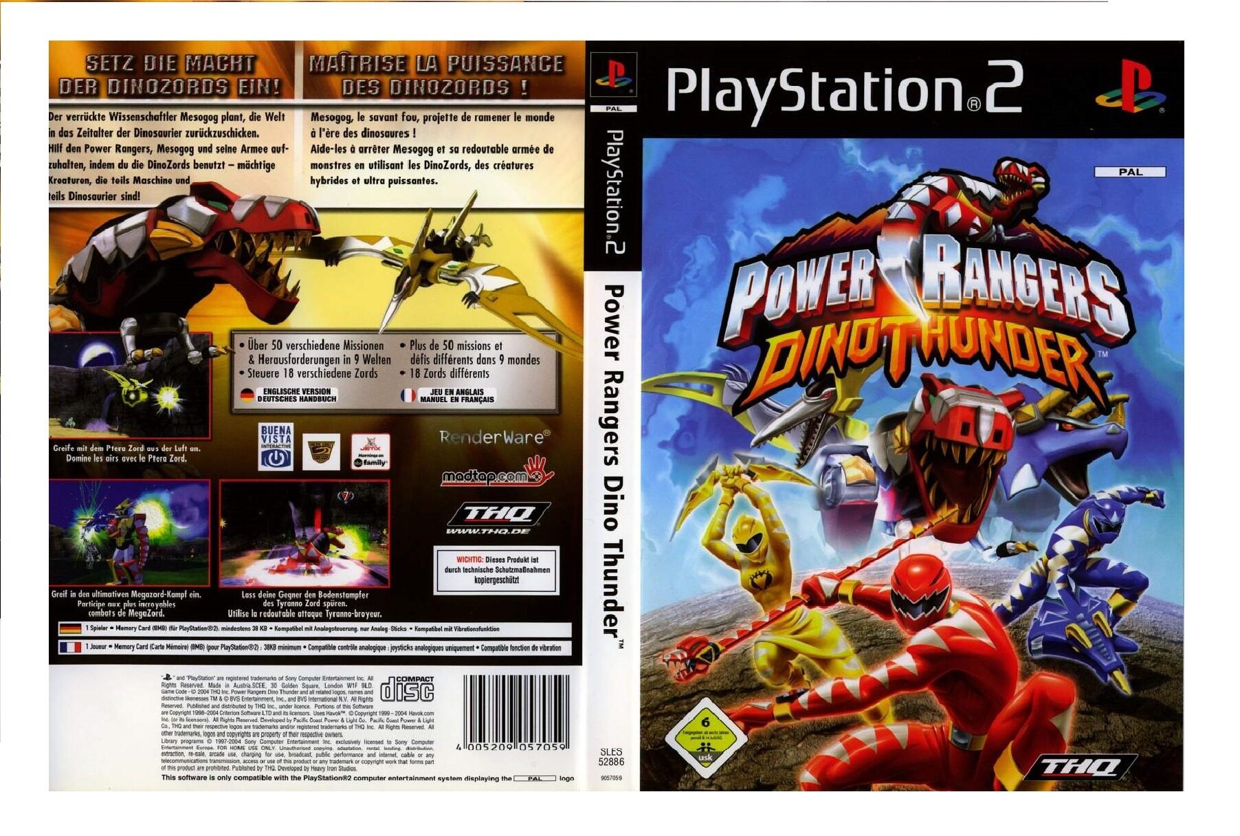 Power Rangers Dino Thunder - PS2 - Review