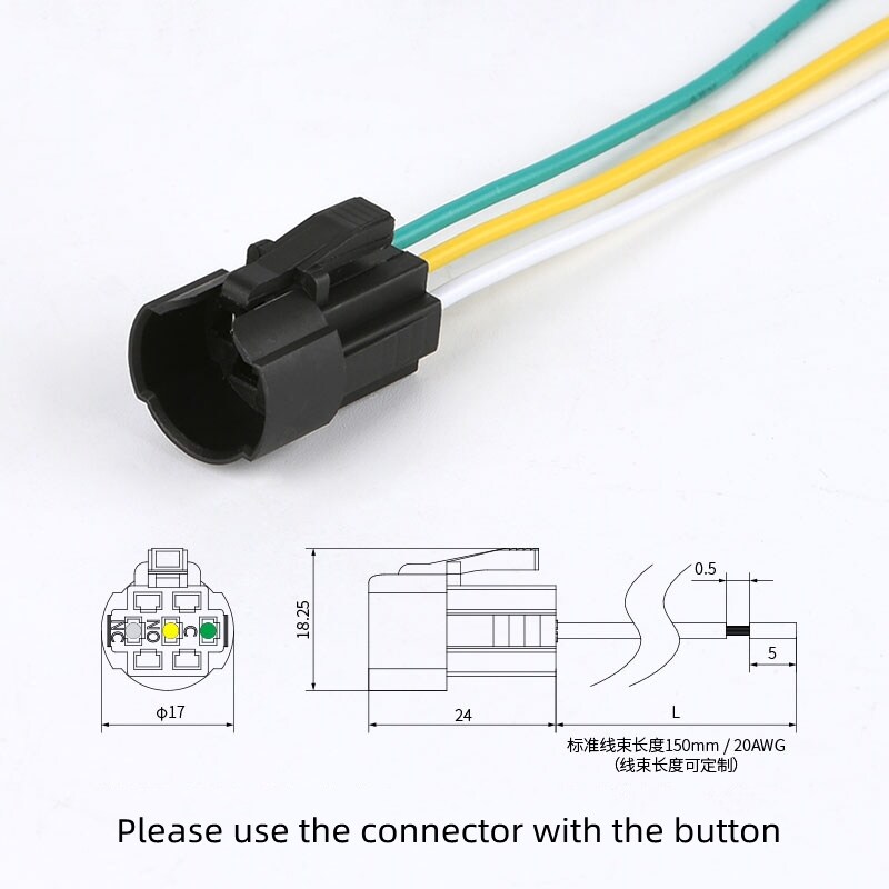 [FEI YING]5A 19mm Metal Power Button Flat Head/High Head Momentary/Self Locking 1NO1NC Start Black Push Button Switch