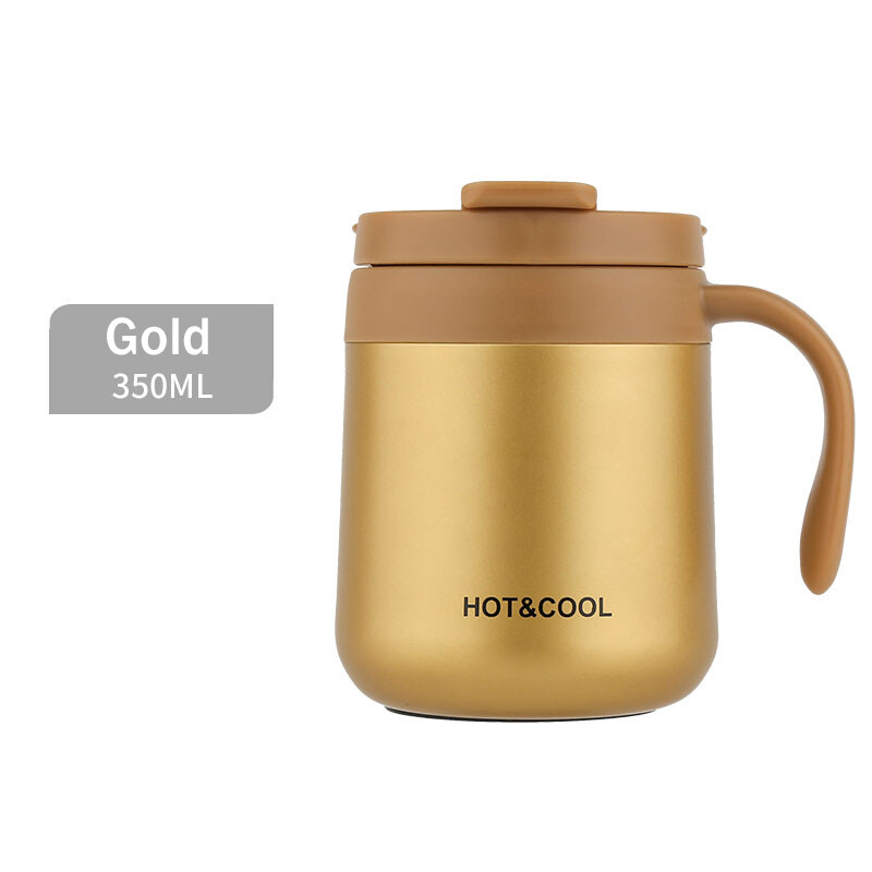 【Free gift】Coffee tumbler Coffee Thermos Cup 350/500ml Mini Hot Water