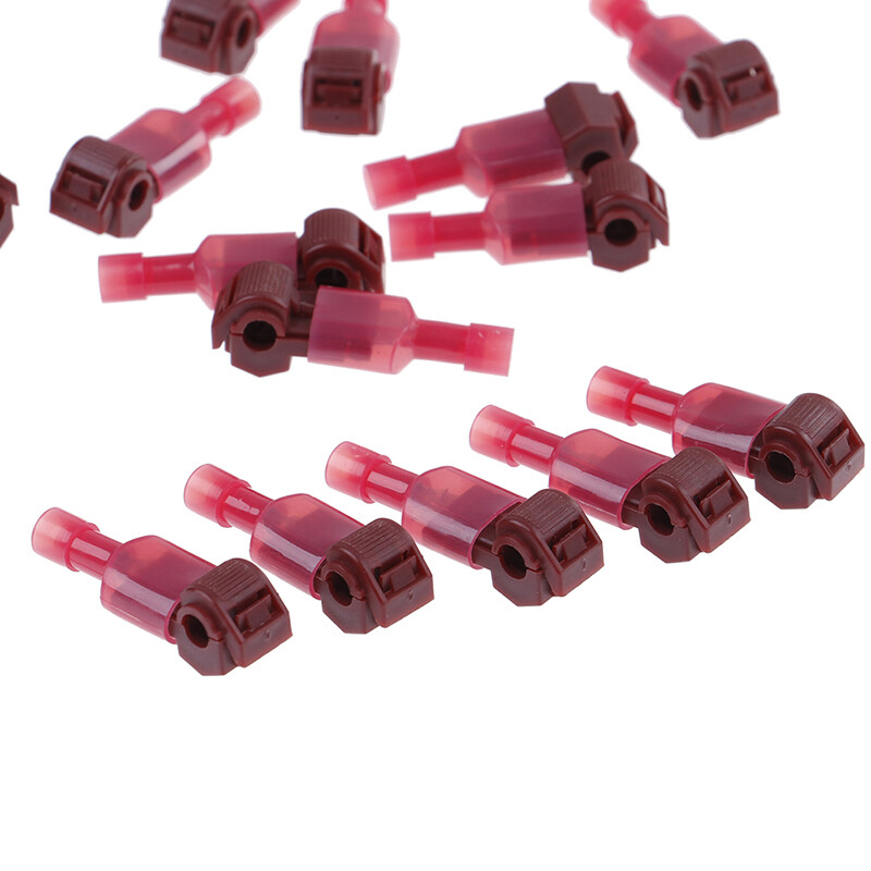 💖Best Buyle 30Pcs wire cable connectors terminals crimp quick splice 0.5mm-6mm kit tool set
