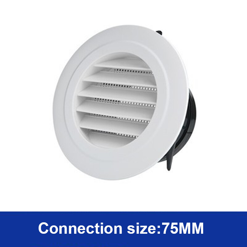 Fashionapplee CHANGDA Exterior Wall Air Vent Grille Plastic Round Air