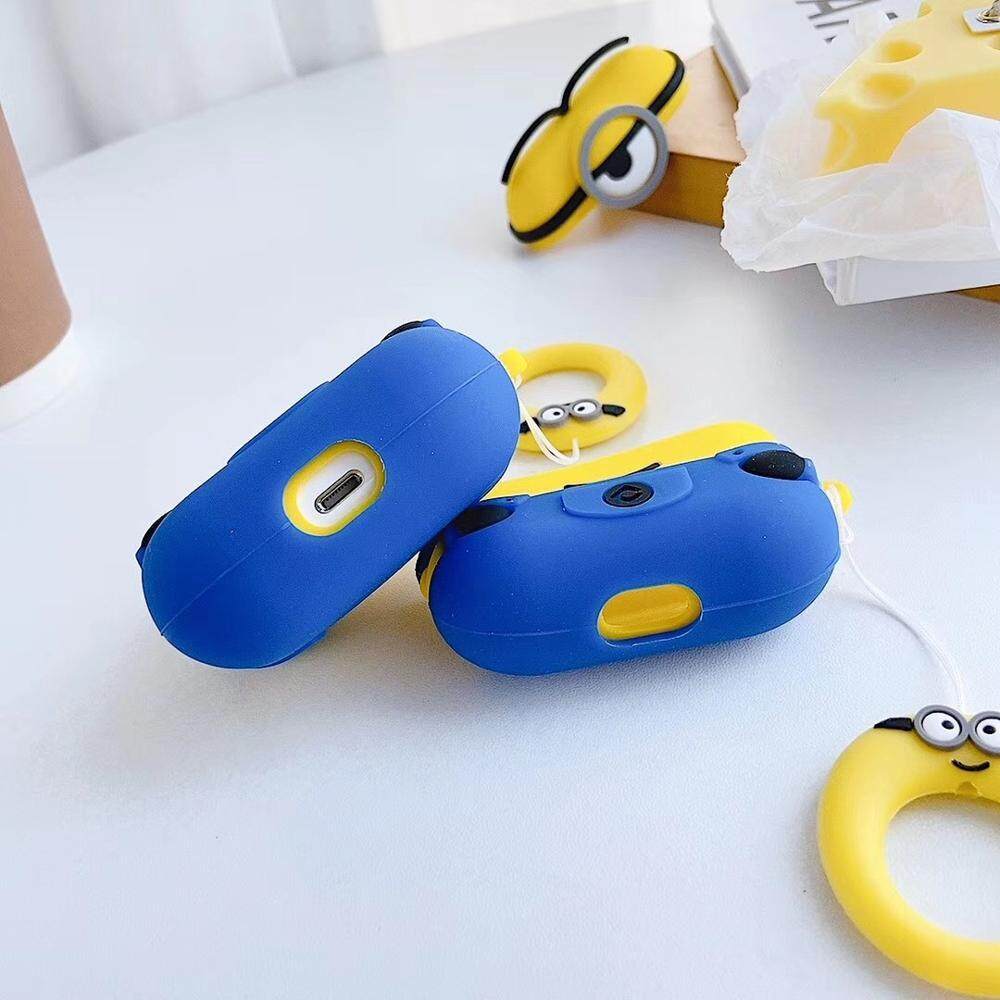 Cute 3D Big Eyes Wireless Bluetooth Earphone Case for Apple AirPods Pro 3 (2025) Soft Silicone Shockproof Cover for AirPods 4 3 AirPods Pro 2 1 Charging Box Accessories