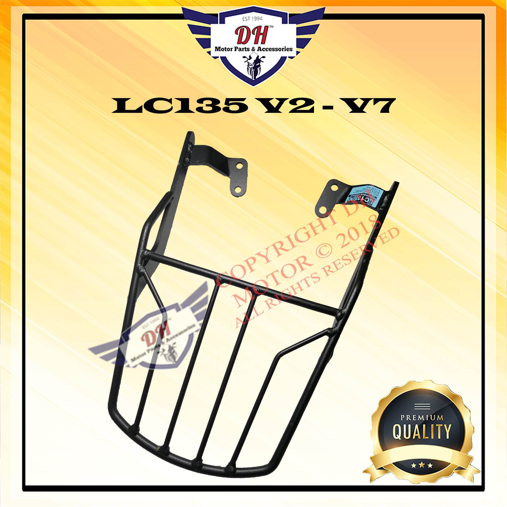 LC135 V2 - V7 MONORACK LUGGAGE BOX RACK YAMAHA | Lazada
