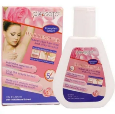 qiansoto hair removal cream / Krim Tanggal Bulu (PINK ROSE PLANT)