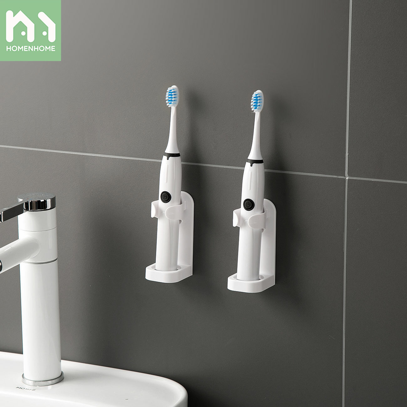 BÁO GIÁ Kệ Để Bàn Chải Đánh Răng Treo Tường | Shopee Lazada Sendo Tiki mới nhất 20 2 Kệ Để Bàn Chải Đánh Răng Homenhome Để Bàn Chải Đánh Răng Điện Treo Tường Sáng Tạo Đơn Giản Không Đục Lỗ - INTL