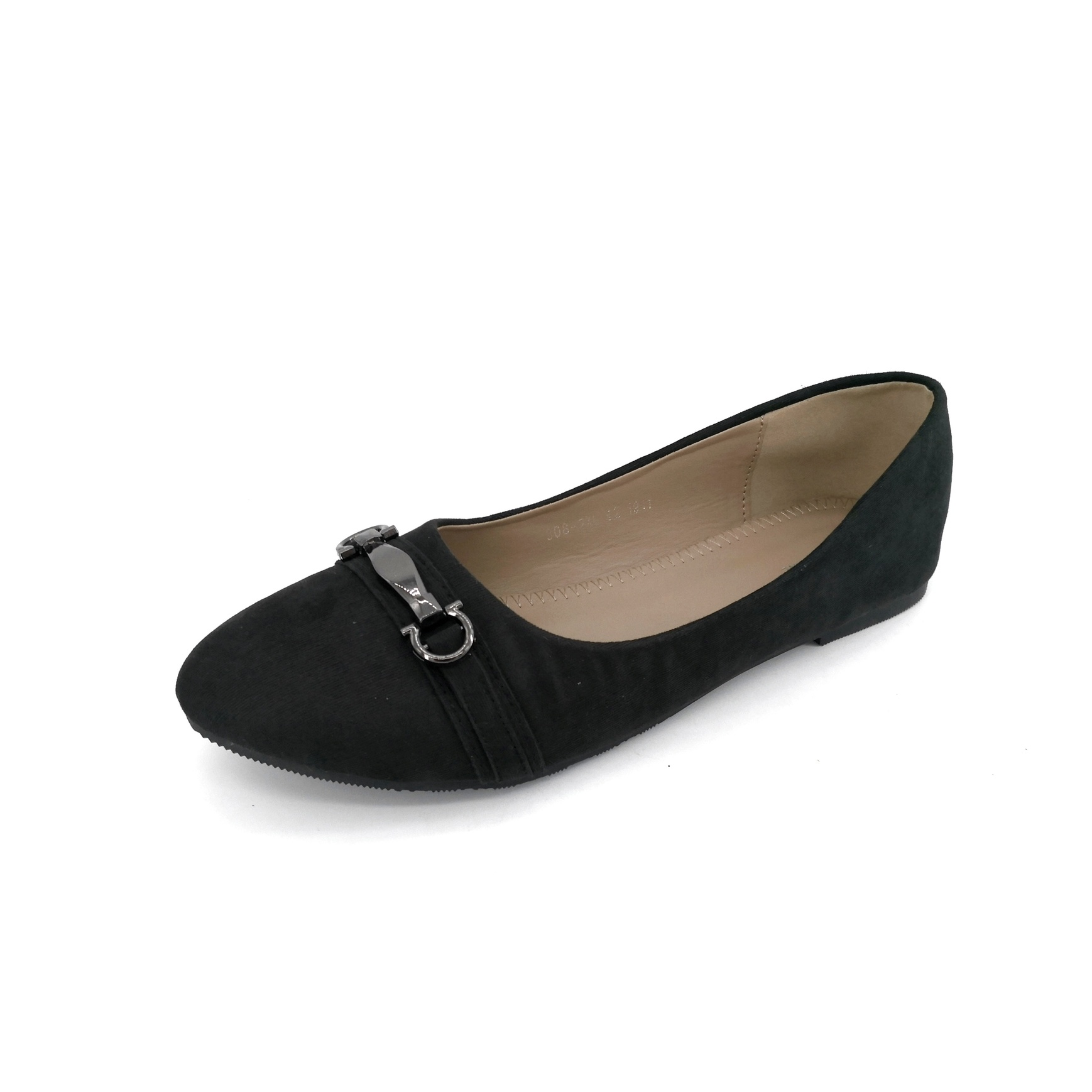 ladies black ballerina shoes