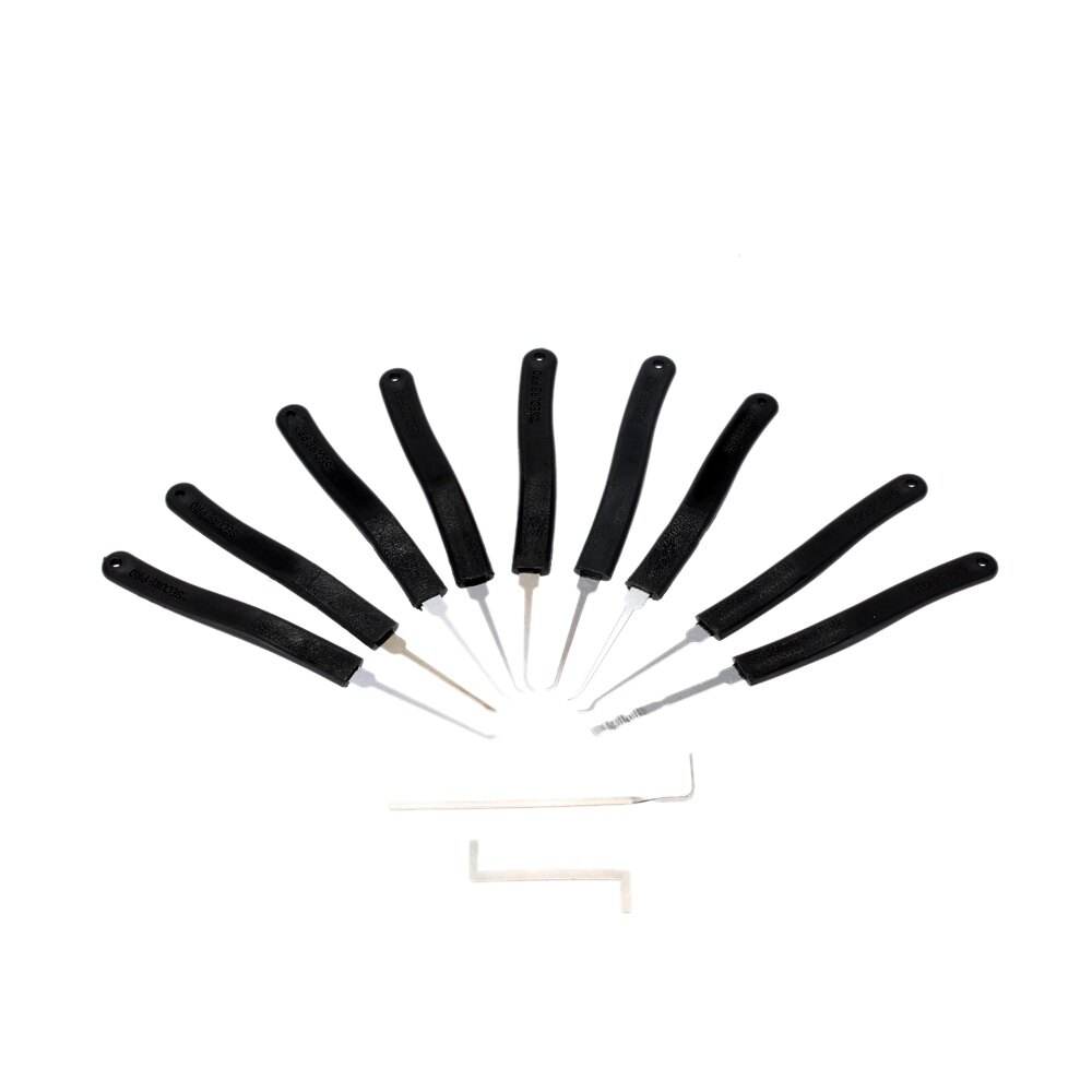 9pcs Door Lock Pick Quick Opener Tools Set Professional Locksmith Tool with 2 Little Wrenches