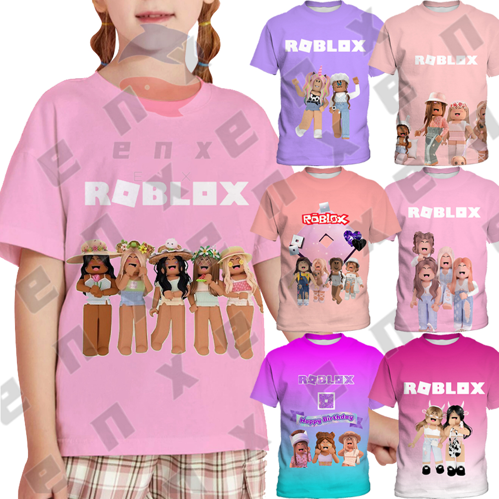 Robloxs Shirt For Kids Roblox Girls T-Shirt 3-14 Years Graphic