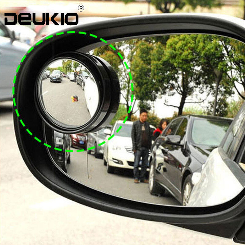 1 Pair Car Small Round Mirror Car Exterior Accessories Small Rearview