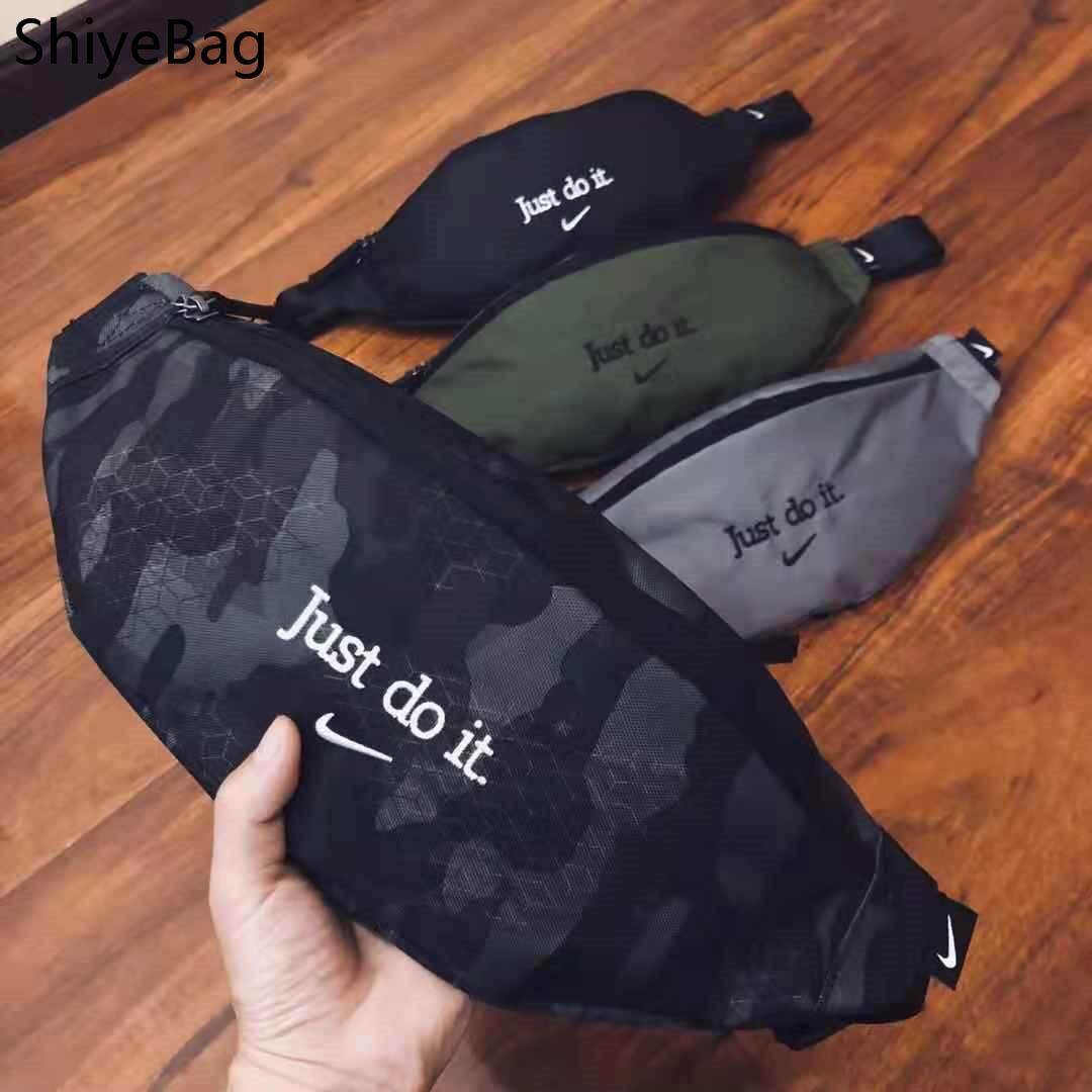 NIKE_Bag Hanya Do It Pinggang Paket Street Kasual Modis Wanita Pocket Tas Pinggang untuk Balap Mendaki Hiking Bersepeda Olahraga Berkemah