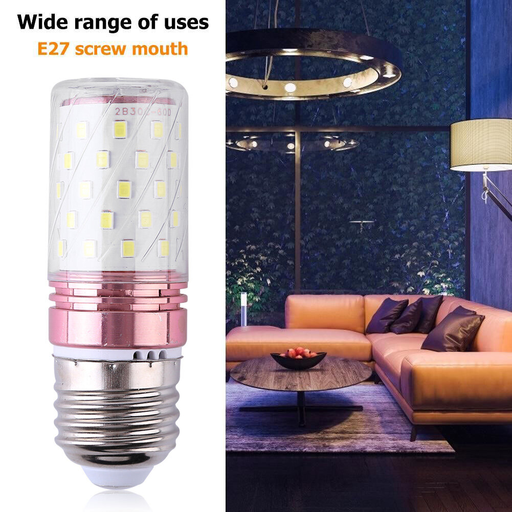 E27 220V LED Corn Light Bulb 360 Degree Beam Angle Replace Lamp White Light