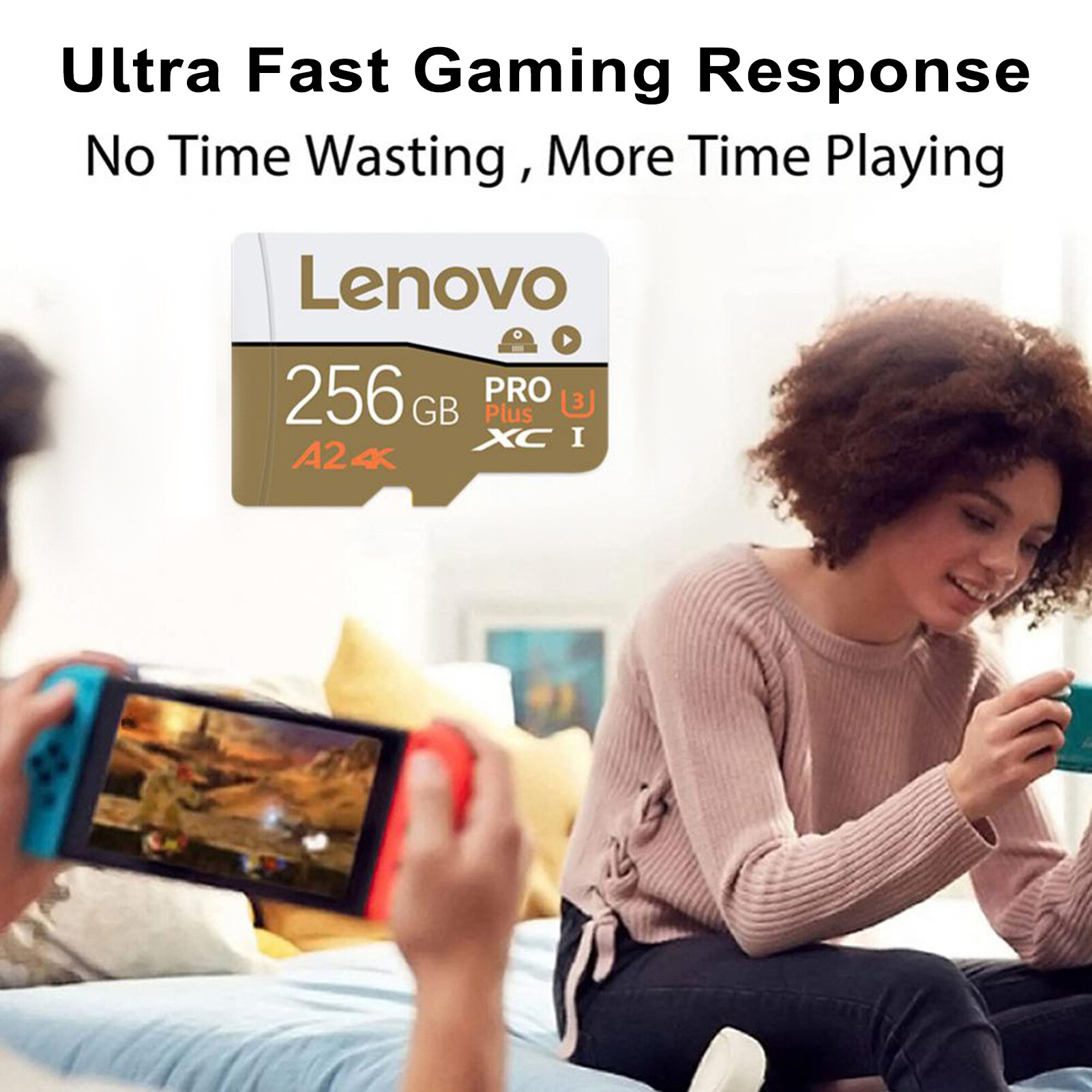 GeniusC Memory Card for Portable Consoles Memory Card for Smartphones Storage Solution for Nintendo Switch High-speed 2tb/1tb/512gb/128gb/256gb/64gb Micro Card