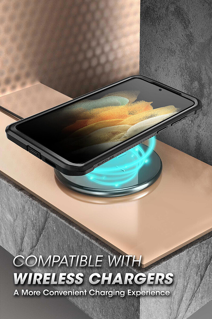 SUPCASE UB Pro Đối Với Samsung Galaxy S21 Siêu 5G Ốp (Bản Phát Hành 2021) Bảo Vệ Màn Hình Tích Hợp Với Vỏ Bọc Chắc Chắn Và Chân Đế Toàn Thân