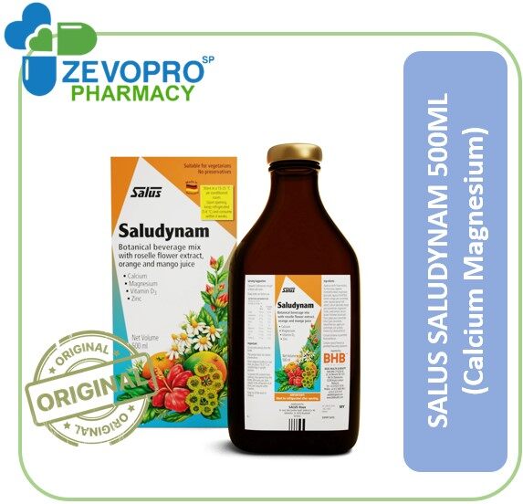 SALUS SALUDYNAM CALCIUM MAGNESIUM 500ML (Suitable for 5 year and above