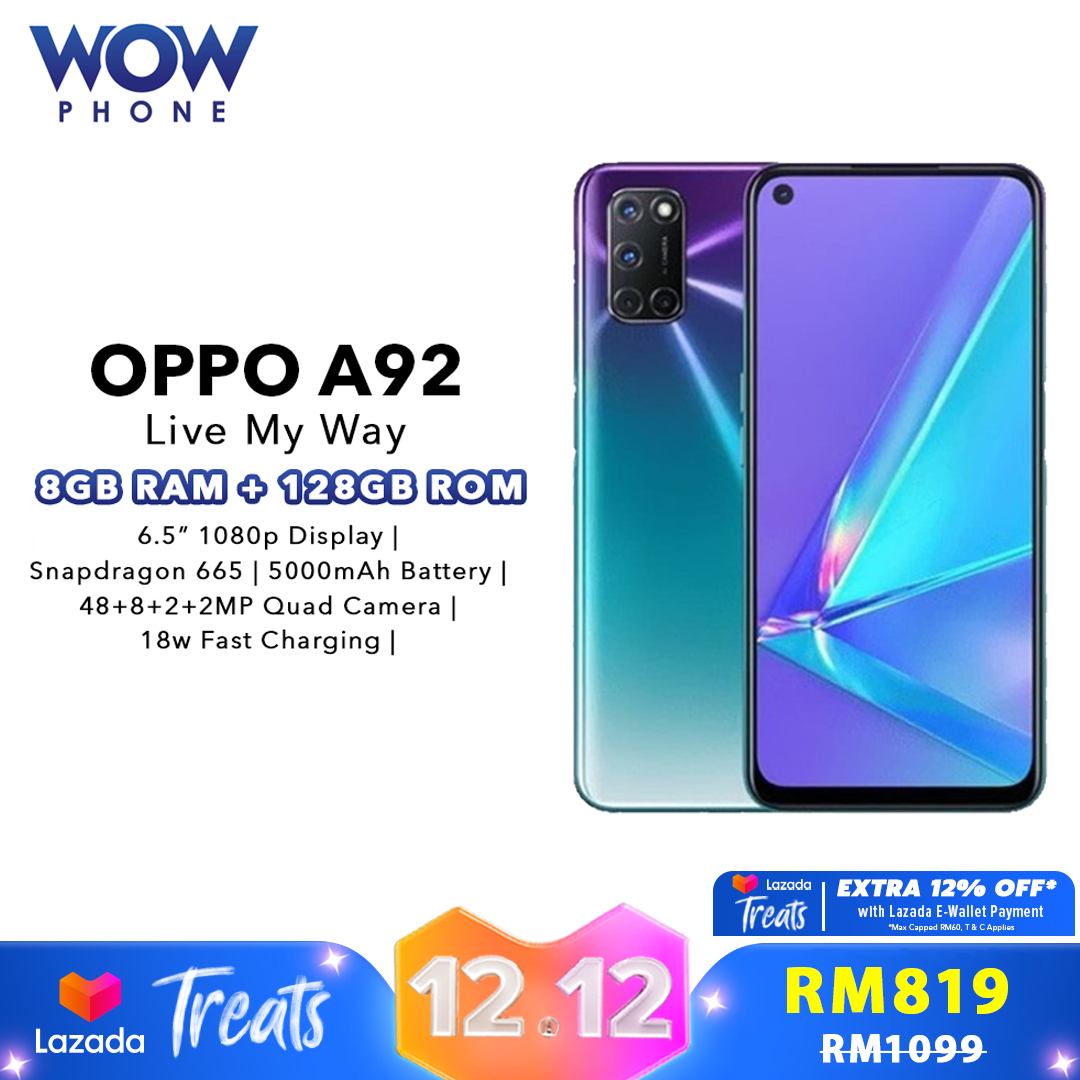 Oppo A92 Price in Malaysia & Specs - RM849 | TechNave