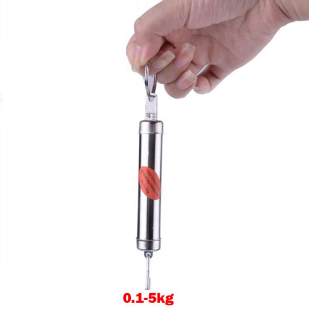 Kitchen Weighing Tools Stainless Steel Mechanical Spring Scale Said 5kg Dynamometer Pipe