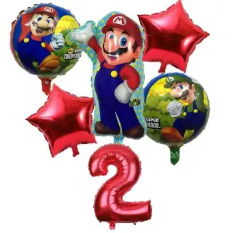 Super Mario Birthday Party Disposable Plates Cup Napkin Straws
