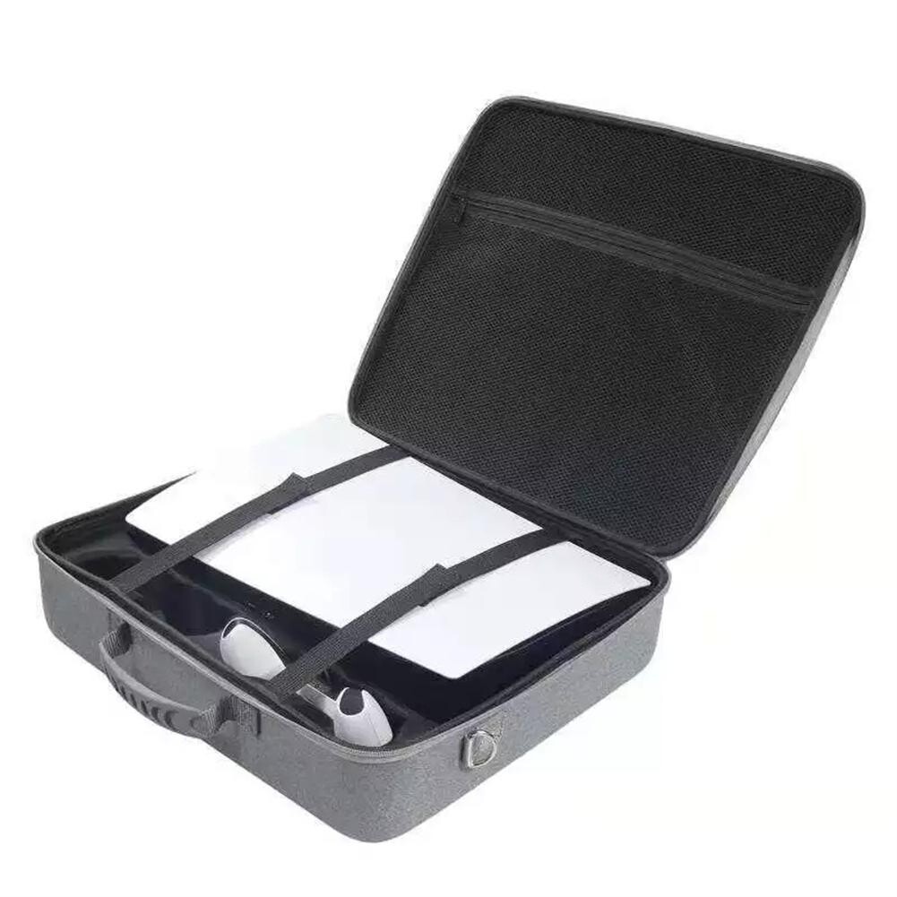 Game console storage bag for Ps5 protective case, travel suitcase, scratch-resistant portable storage bag