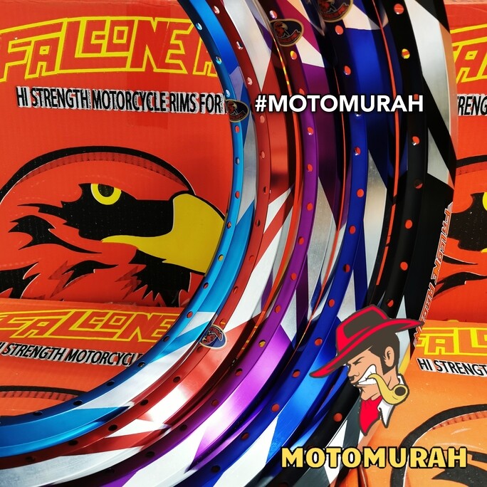 ALLOY RIM THUNDERBOLT SEPASANG RIM ALLOY GELUNG THUNDER