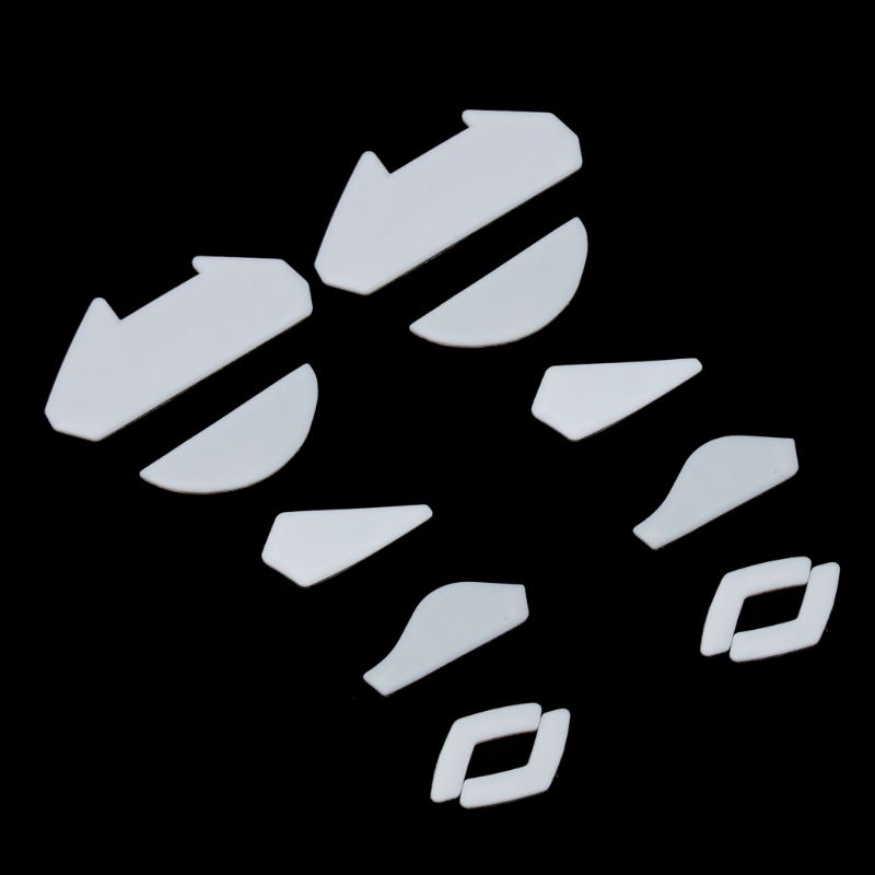 2 Sets/pack Tiger Gaming Mouse Feet Mouse Skate For logitech G402 Gaming Mouse White Mouse Glides Curve Edge