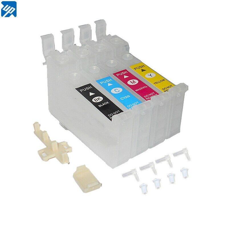 4pcs kosong ciss cartridge untuk epson wf-2010 wf-2510 wf-2520 wf-2530 wf-2540 wf-2750 wf-2760 wf-2650 wf-2660 ink cartridge