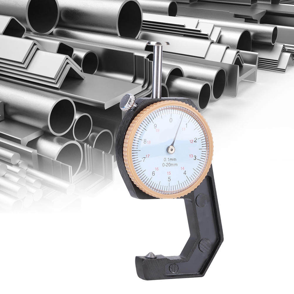 Máy Đo Độ Dày Vòng Quay Số Chính Xác Công Cụ Đo Đầu Nhọn Bằng Phẳng Phạm Vi 0 20 Mm