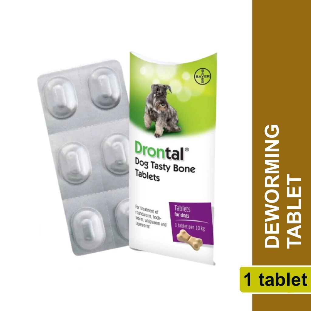 Drontal dog best sale tasty bone dosage