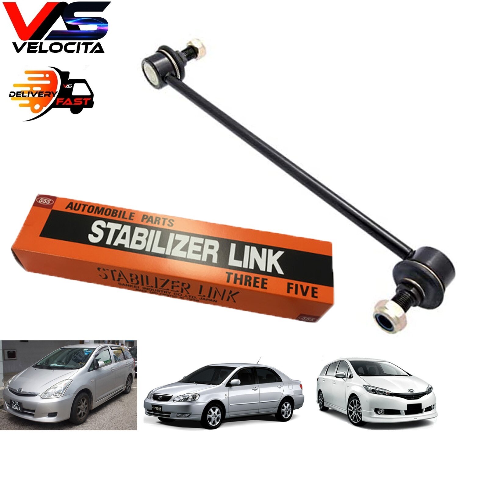 THREE FIVE JAPAN (1PCS) FRONT STABILIZER LINK ABSORBER LINK TOYOTA