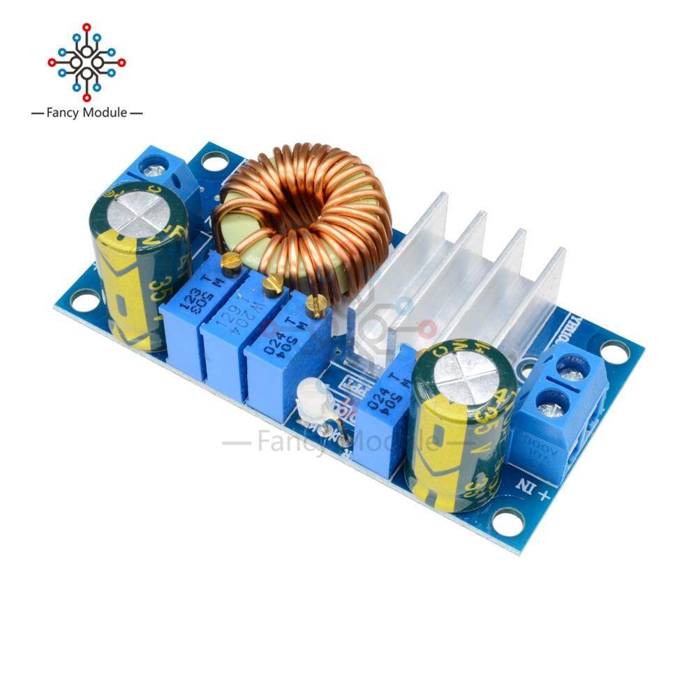 Dc-dc 5a buck constant voltage converter current mppt solar panel controller 6-36v to 1.25-32v step down charging module
