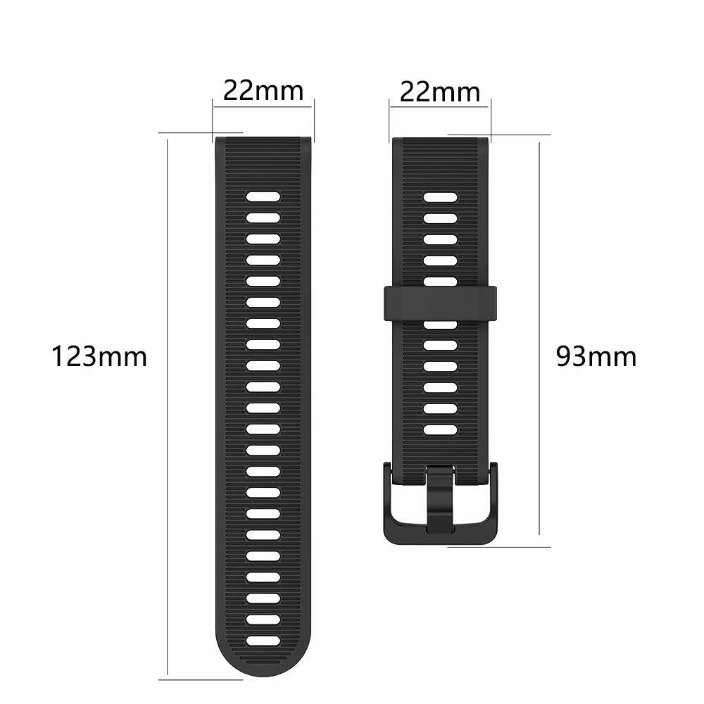 For Garmin Forerunner 945 Straps, Silicone Bands for Garmin Forerunner 945/935 Smart Watch