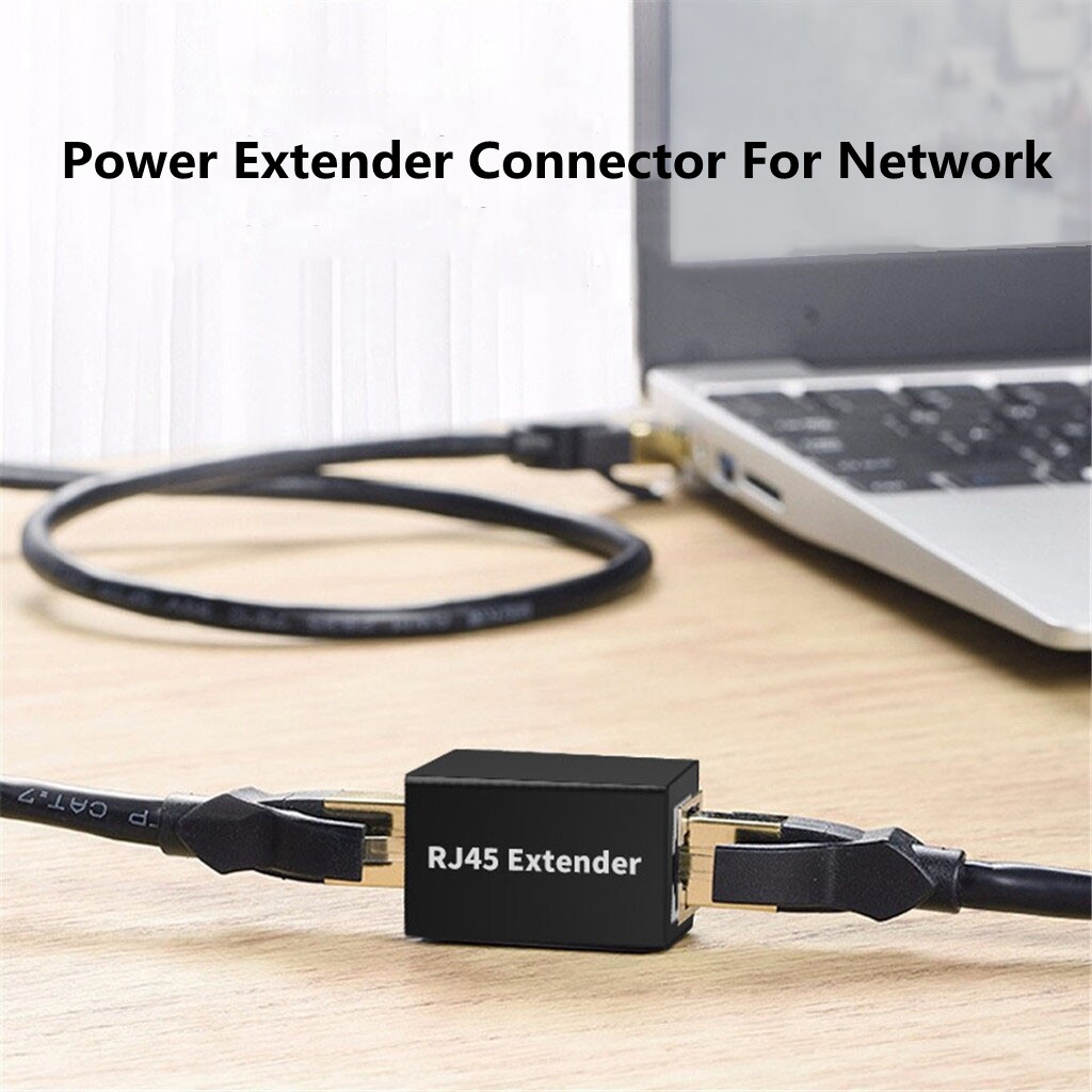 Đầu Nối Bộ Chuyển Đổi Mạng Đầu Nối Mở Rộng Mạng Cáp Chia, Bộ Chia Ethernet LAN Cổng Kép 1 Đến 2 RJ45
