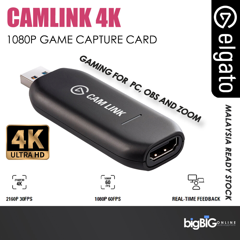 Elgato Cam Link 4K 1080P Video Capture Card for DSLR