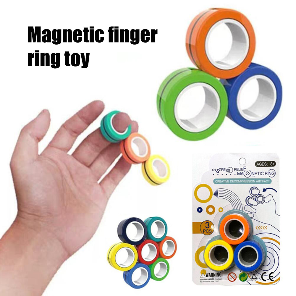 magnetic finger spinner