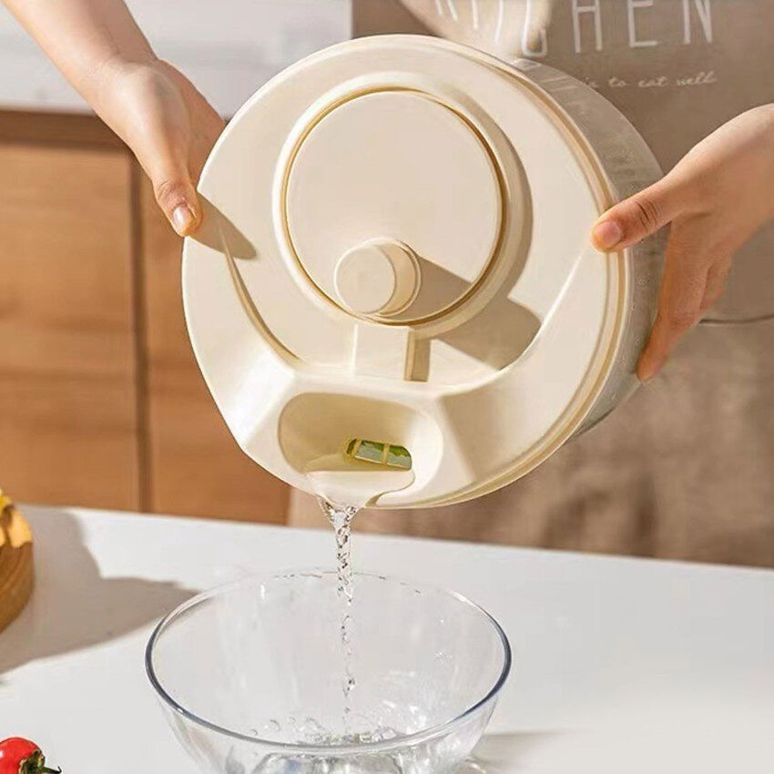 Vegetables Salad Spinner Lettuce Multifunction Dehydrator Greens Washer Dryer Strainer Manual Vegetable Drainer Kitchen Gadgets